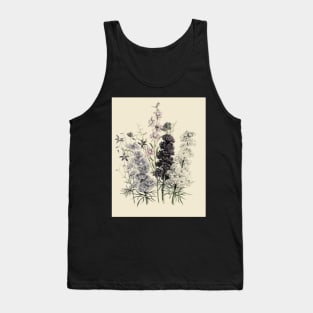 Botanical Flowers Design Tank Top